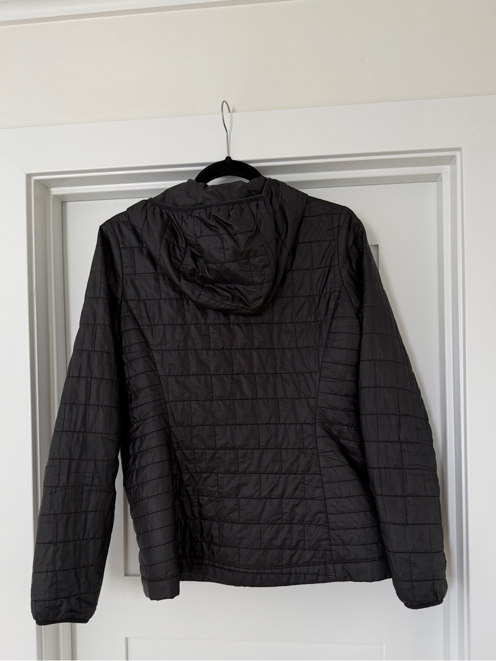 Patagonia Women's Nano Puff Hooded Jacket - Black - Picture 3 of 7
